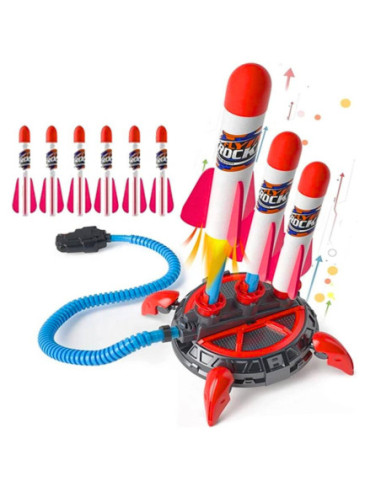 WOOPIE Wyrzutnia Rakiet Piankowych 6 szt.
