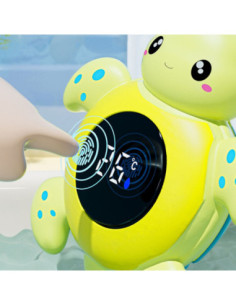 WOOPIE Termometr do Kąpieli 2w1 Mierzenia Temperatury Wody i Pomieszczenia Żółwik 2