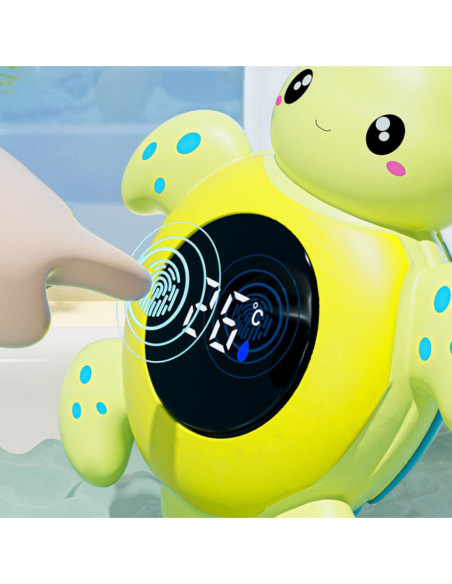 WOOPIE Termometr do Kąpieli 2w1 Mierzenia Temperatury Wody i Pomieszczenia Żółwik