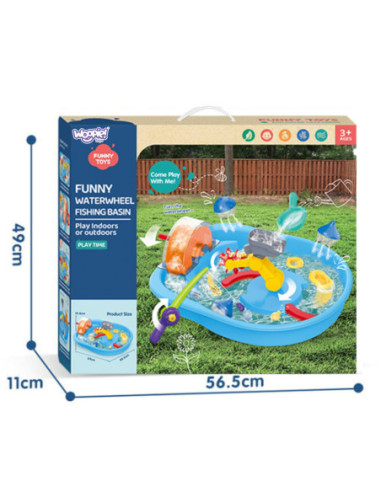 WOOPIE Tor Wodny 2w1 Gra Łowienie Rybek 14el.