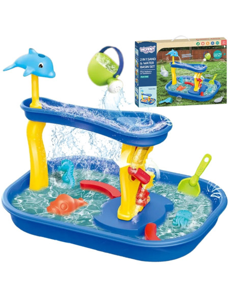 WOOPIE Stolik Wodny Wodospad Delfinek 11el.