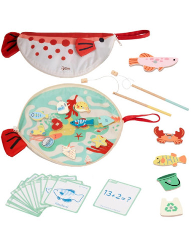 CLASSIC WORLD Drewniana Gra Łowienie Rybek