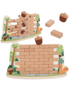 CLASSIC WORLD Drewniana Gra Zręcznościowa Spadający Orzeszek