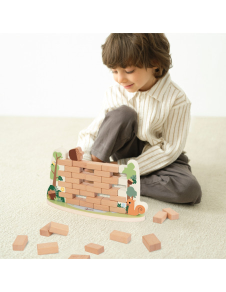 CLASSIC WORLD Drewniana Gra Zręcznościowa Spadający Orzeszek