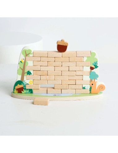 CLASSIC WORLD Drewniana Gra Zręcznościowa Spadający Orzeszek