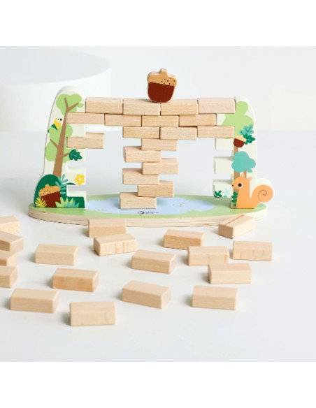 CLASSIC WORLD Drewniana Gra Zręcznościowa Spadający Orzeszek