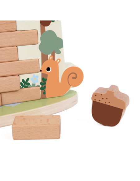 CLASSIC WORLD Drewniana Gra Zręcznościowa Spadający Orzeszek