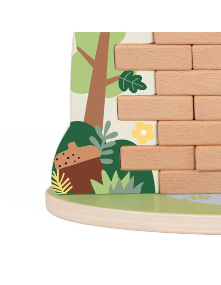 CLASSIC WORLD Drewniana Gra Zręcznościowa Spadający Orzeszek