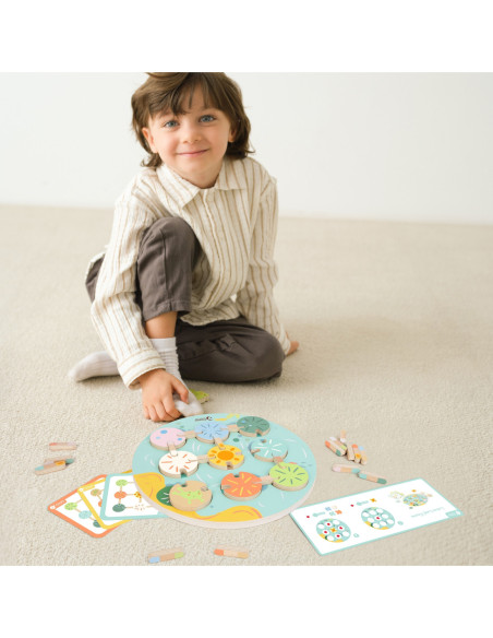 CLASSIC WORLD Gra Liść Lotosu Łączenie Kolorów