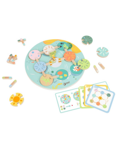 CLASSIC WORLD Gra Liść Lotosu Łączenie Kolorów