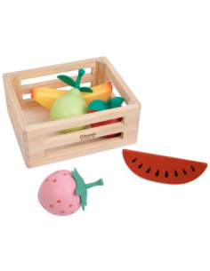 CLASSIC WORLD Drewniany Koszyk z Owocami