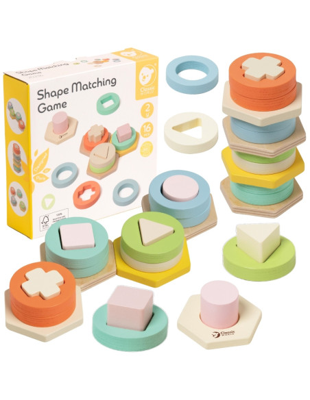 CLASSIC WORLD Sorter Kształtów Układanka Wieża