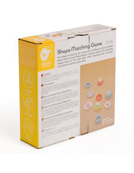 CLASSIC WORLD Sorter Kształtów Układanka Wieża