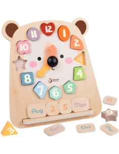 CLASSIC WORLD Zegar w Kształcie Misia