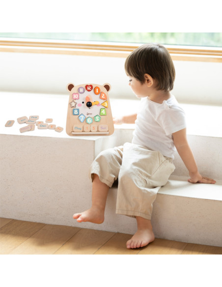 CLASSIC WORLD Zegar w Kształcie Misia