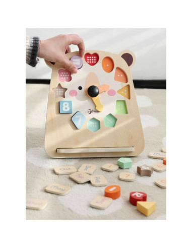 CLASSIC WORLD Zegar w Kształcie Misia