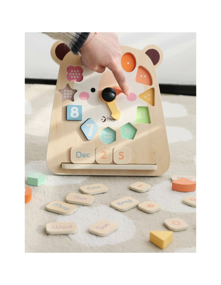 CLASSIC WORLD Zegar w Kształcie Misia