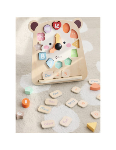 CLASSIC WORLD Zegar w Kształcie Misia