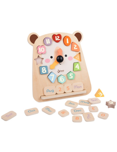 CLASSIC WORLD Zegar w Kształcie Misia