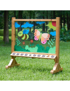 MASTERKIDZ Transparent Acrylic Painting Board + Cups