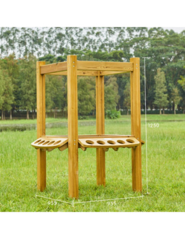 MASTERKIDZ 4 Stronna Tablica Przezroczysta Akrylowa Do Malowania + Kubeczki