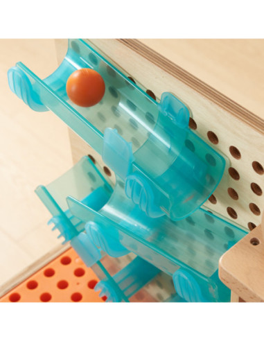 MASTERKIDZ Drewniany Warsztat Montessori STEM z Narzędziami + Akcesoria