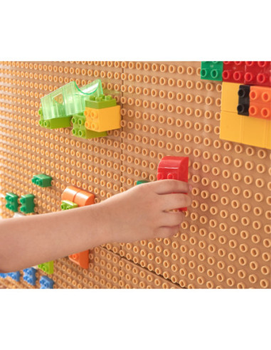 MASTERKIDZ Zestaw Klocków Konstrukcyjnych STEM 563 el. z Nakładkami na Panel 4 szt.