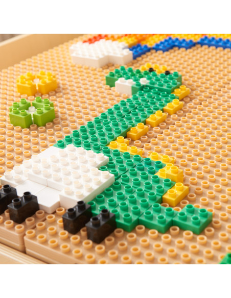 MASTERKIDZ Zestaw Klocków Konstrukcyjnych STEM 135 el. z Nakładką na Panel 1 szt.