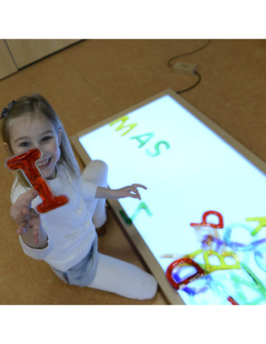 MASTERKIDZ Kwadratowy Panel Świetlny LED Kolorowy + Zestaw Akcesoriów