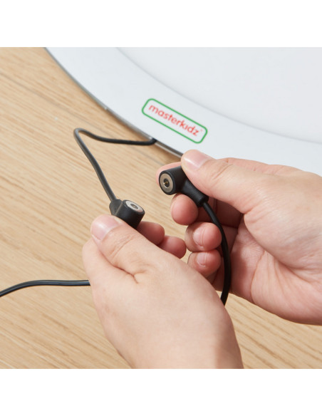 MASTERKIDZ Okrągły Panel Świetlny LED Kolorowy +  Klocki Montessori Mozaika 140 el.