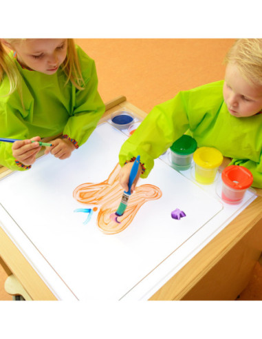 MASTERKIDZ Rama Sensoryczna - Panel LED + Przezroczysta Taca Do Malowania