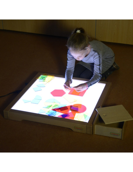 MASTERKIDZ Panel Świetlny LED Zmiana Kolorów Pilotem + Zestaw Akcesoriów