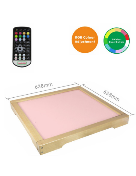 MASTERKIDZ Panel Świetlny LED Zmiana Kolorów Pilotem + Zestaw Akcesoriów