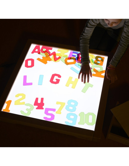 MASTERKIDZ Panel Skrzynia LED Sensoryczna + Zestaw Akcesoriów