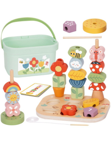 TOOKY TOY Box Edukacyjny 5 w1 Magiczny Ogród Montessori