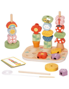 TOOKY TOY Box Edukacyjny 5 w1 Magiczny Ogród Montessori 2