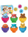 WOOPIE Kolorowe Zwierzęce Jajka Edukacyjne Efekty Dzwiękowe 6szt