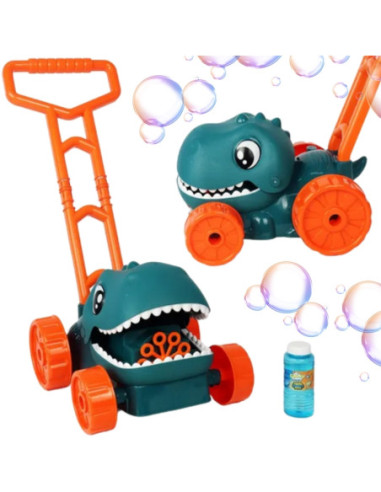 WOOPIE Kosiarka na Bańki Mydlane Dinozaur z Płynem w Zestawie