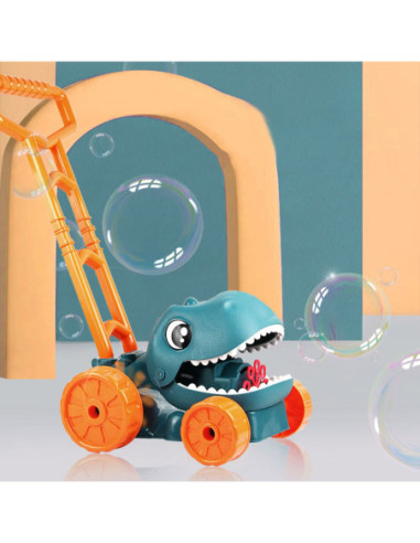 WOOPIE Kosiarka na Bańki Mydlane Dinozaur z Płynem w Zestawie