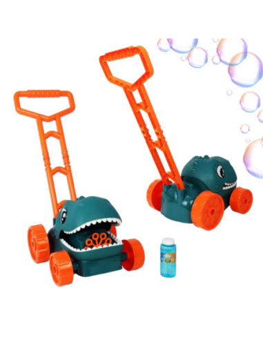 WOOPIE Kosiarka na Bańki Mydlane Dinozaur z Płynem w Zestawie