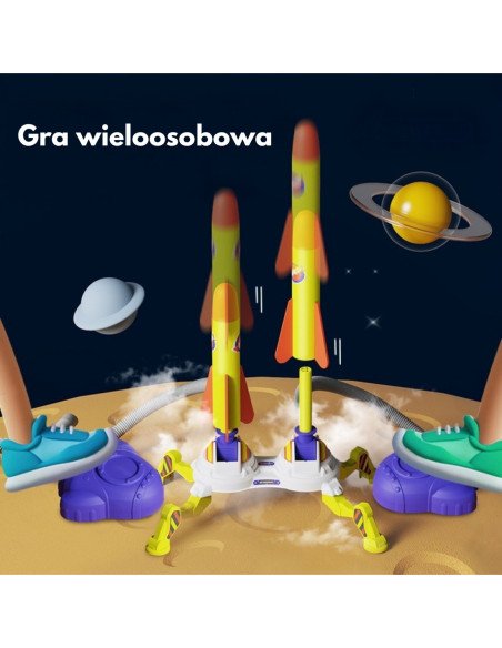 WOOPIE Podwójna Wyrzutnia Rakiet Piankowych