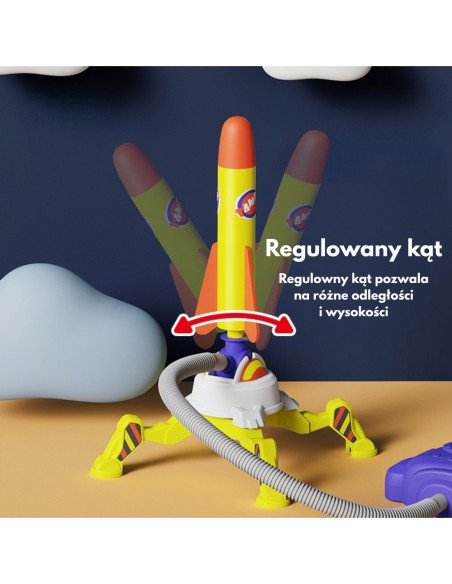 WOOPIE Podwójna Wyrzutnia Rakiet Piankowych