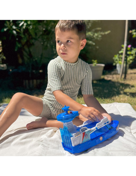 WOOPIE Policyjna Łódź Patrolowa 1:16 Efekty Świetle i Dźwiękowe