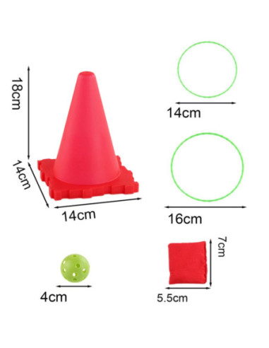 WOOPIE Zestaw Gier Ogrodowych 3w1