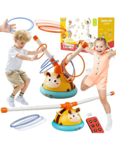 WOOPIE Automatic Jump Rope Arcade Game 2 in 1 Throw to the Bee Target