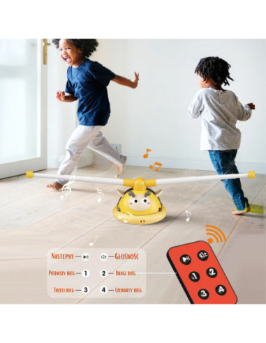WOOPIE Skakanka Automatyczna dla Dzieci 2w1 Pszczółka Rzut Obręczą