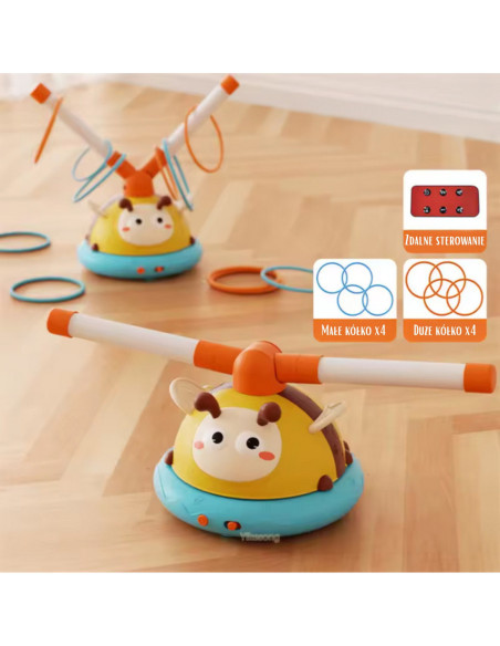WOOPIE Skakanka Automatyczna dla Dzieci 2w1 Pszczółka Rzut Obręczą