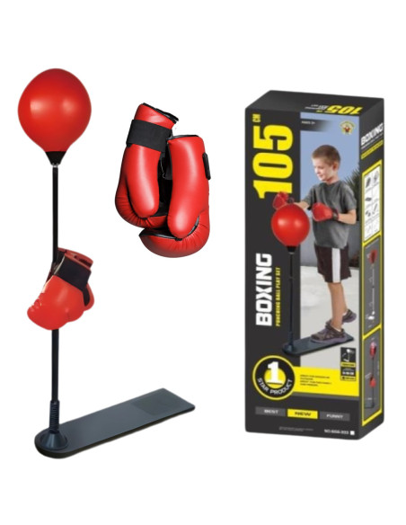 WOOPIE Zestaw Bokserski Stojąca Gruszka Regulowana 70-105 cm