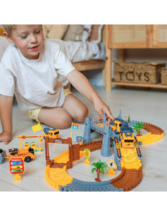 WOOPIE Tor Budowlany Zestaw Konstrukcyjny 174 Elementy 2