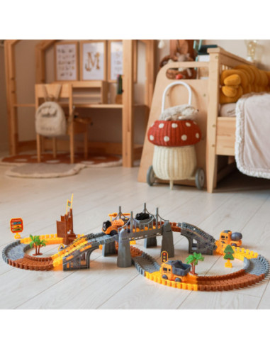 WOOPIE Tor Budowlany Zestaw Konstrukcyjny 174 Elementy